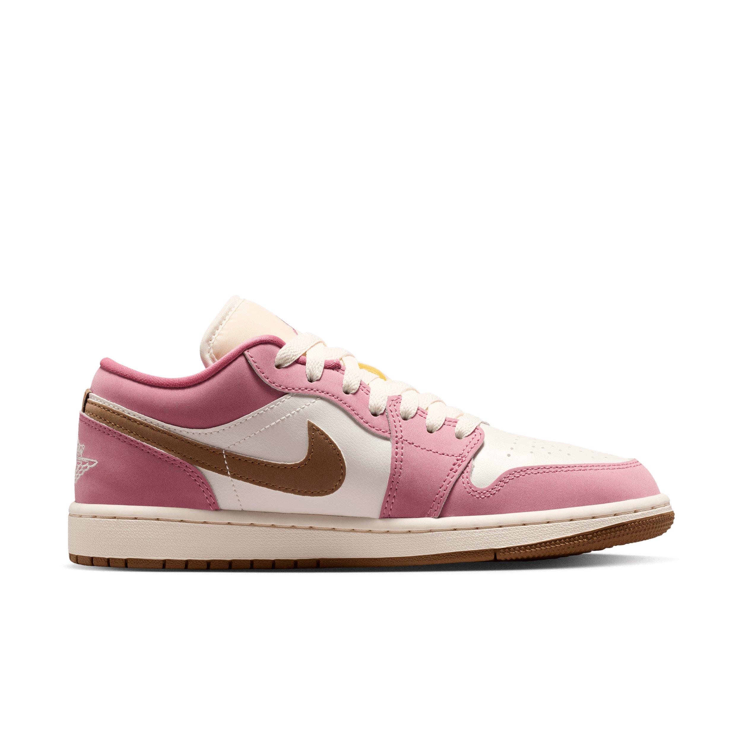 Jordan 1 Low "Desert Berry/Light British Tan/Chalk/Sail" Women's Shoe - BERRY/LT TAN/CHALK/SAIL